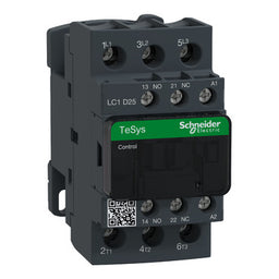 Contacteur Schneider Electric LC1D25B7 25A Bobine 24V AC 1NO+1NC - LC1 D25B7 24V 1O+1F