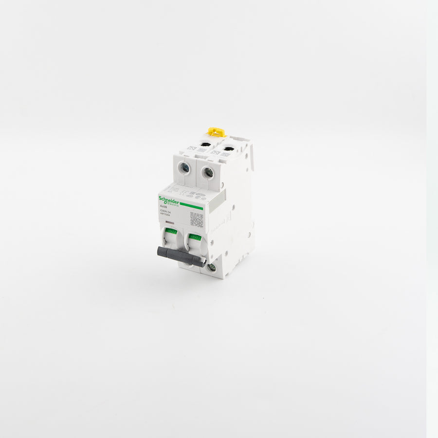 Disjoncteur Schneider Electric Acti9 iC60N 2P 4A Courbe D - A9F75204 C60N D