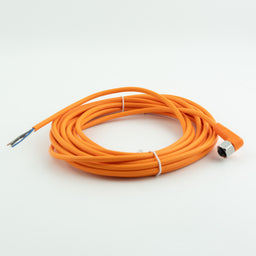 Connecteur M12 coudé 5 pôles IFM EVT013 avec câble PVC 5m - EVT013