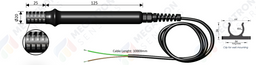 Sonde d'humidité et température de gaine Megatron SRH-10000 pour EVIO - SRH-10000