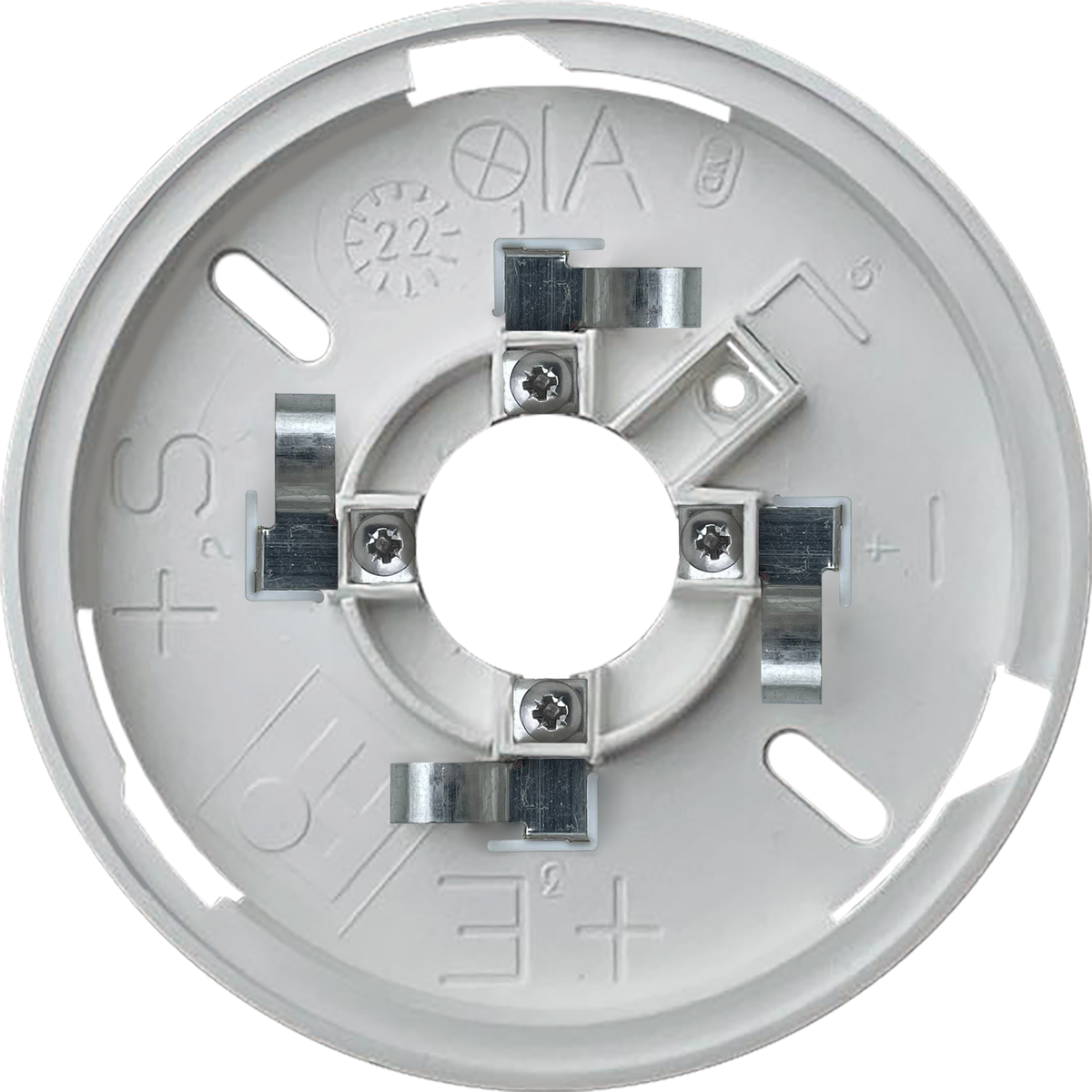 Socle universel Finsecur ACCDE001 S100 pour détecteur de fumée Ø110mm - ACCDE001 SOCLE