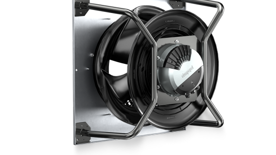 Ventilateur Plug Fan EC RadiPac Ø500 5,5kW EBM-PAPST K3G500-AQ33-01 avec virole - K3G500-AQ33-01 5.5KW