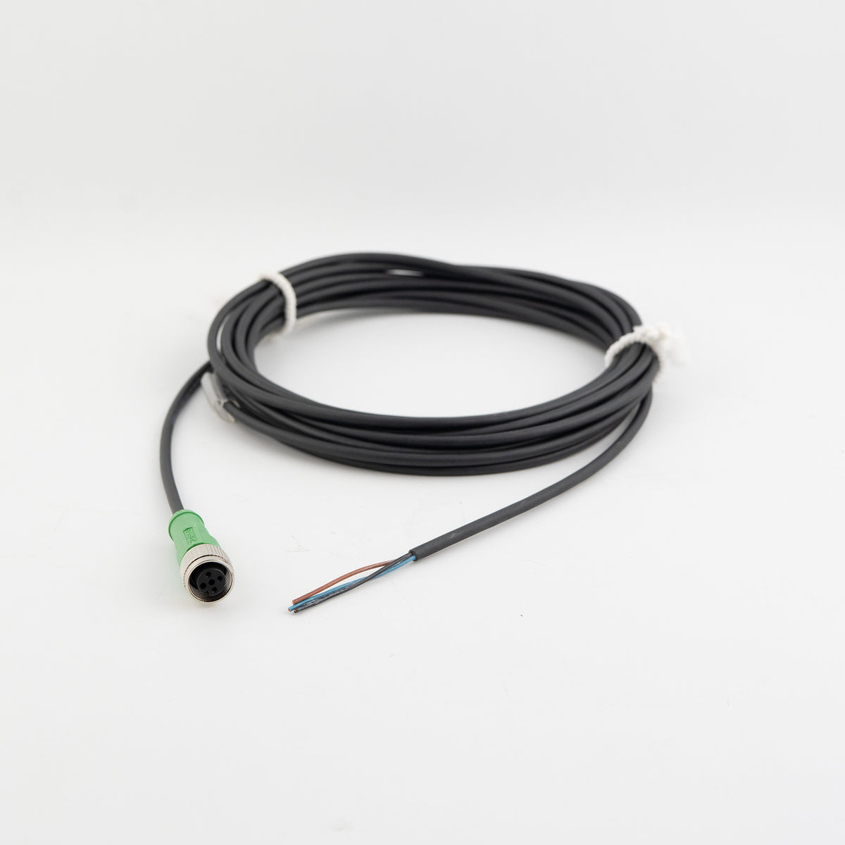 Câble de raccordement M12 femelle 3 pôles 5m Phoenix Contact 1683510 - 1683510 SAC-3P- 5,0-PUR/M12FS