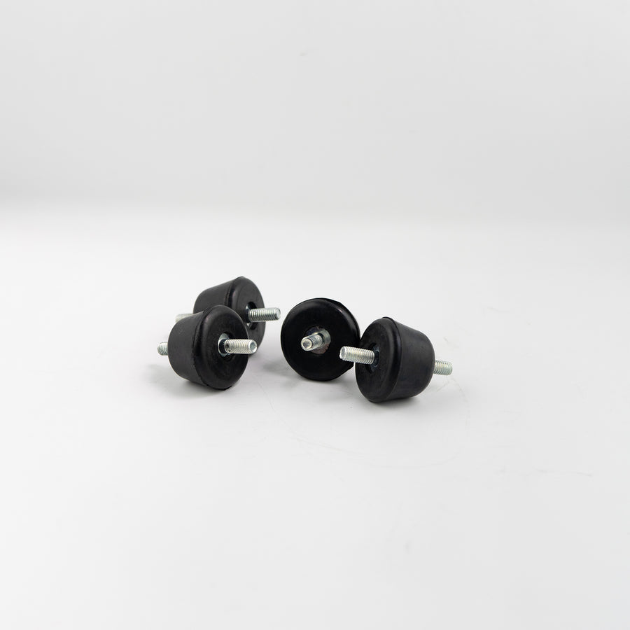 Kit 4 plots élastiques anti-vibratiles M8 charge 50kg Pecomark - 00266074