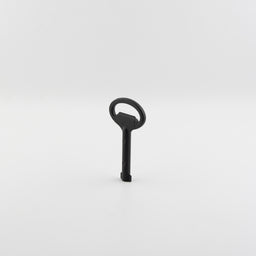 Clé double barre 5mm EMKA en Zamak noire 1004-06 - 1004-06 NOIRE