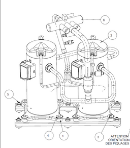 Tandem compresseurs Copeland Scroll ZP54 Lennox Baltic 3 C-D-BOX - BALTIC 3 C-D-BOX