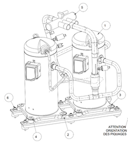 Boîtier de contrôle C-E-BOX Lennox pour Baltic 3 Tandem ZP83 PAC - BALTIC 3 C-E-BOX